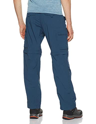Image of Columbia Men's Silver Ridge Convertible Pant, Petrol Blue, 44x30