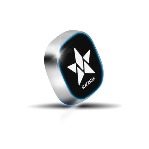 Blackstar NANO Mag : Compact Size Magnetic Mobile Phone Holder For Car Dashboard/Phone Mount Stand For Use in Car/Home-Compatible for Mobiles with Weight Under 200g (MAGSAFE Incompatible) (Metal Body)