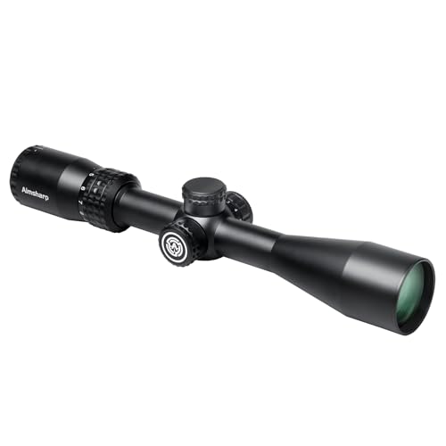 Aimsharp Optics 3-9x40 MPVO Rifle Scope for Hunting and Shooting, Fiber Illuminated Reticle, 1' Tube SFP Riflescope Durable, Dust-Proof, Shockproof, Waterproof, Fogproof