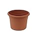 Produktbild greemotion Pflanzkübel Fiona, UV-Beständiger Blumentopf aus Kunststoff, Pflanzgefäß mit Bodenlöchern, Volumen ca. 18 l, ca. Ø 40 x H 26 cm