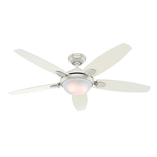 Ventilador de Teto Hunter Fan Contempo Branco 5 pás com luminária 220V