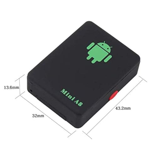 Image of DDLC Mini A8 Voice Recorder, Portable Audio Device with Live Listening, Remote Call Back Recorder for Lectures Meetings Home Office, Built-in Rechargeable Battery, Black (mini a8)