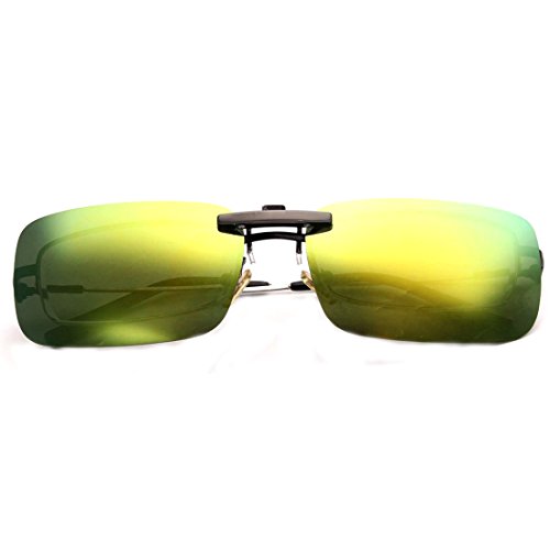 NoyoKere Clip polarisé unisexe sur des lunettes de soleil conduite lentille de vision nocturne anti-UVA anti-UVB vélo équipement d'équitation Clip