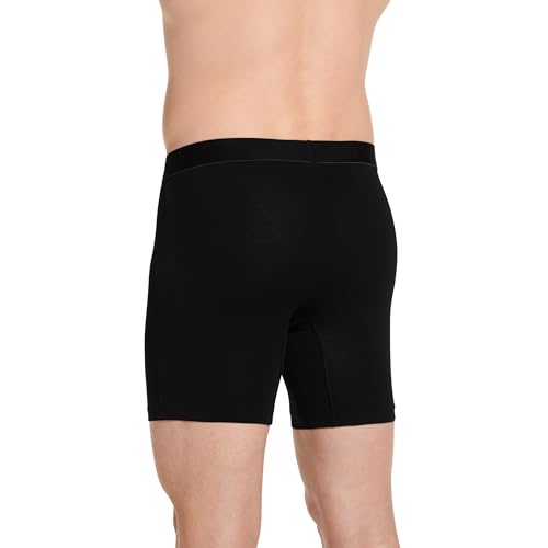 Jockey Men's Underwear Big Man Chafe Proof Pouch Cotton Stretch 6" Boxer Brief - 2 Pack3