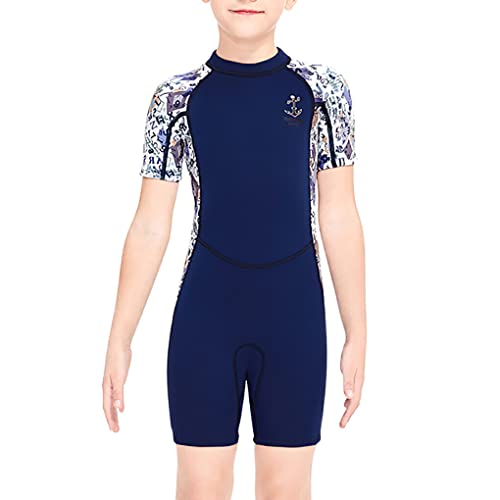 lerwliop Dive Sail Traje de Neopreno Niñas Surf Niños Snorkel Trajes Morado XL, Azul Marino, XXL