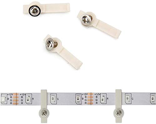 Connettore striscia LED 8mm 4 pin per 3528 2835 luci RGB Rope, 32.8ft/10M cavo di prolunga, L forma connettore d'angolo, connettore ponticelli senza saldatura per 5V 12V Multicolor striscia LED