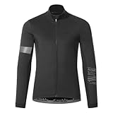 [サンティック] メンズ 冬用 サイクルジャージ サイクルジャケット ウィンドブレーカー 8-16℃対応 裏起毛 防風 防寒 自転車ウェア（M）