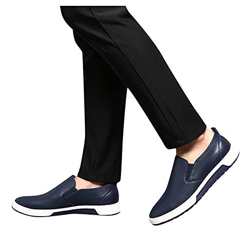 Mens Classic Oxfords Sneakers Non Slip Flat Walking Shoes Business Formal Dress Shoe Supple Office Leather Shoe Lace Up Oxfords Comfortable Plain Toe Derbby Daily Work Wear4