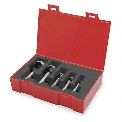 Countersink Set, 0 FL, 5 PC, 90 Deg, Co, TiN