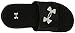 Under Armour Boys' Ignite Pro Slide, (001) Black/Black/White, 2, US