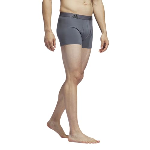 adidas Men's Performance Stretch Cotton Trunk Underwear (3-Pack) Designed for Active Comfort and All Day Wear4
