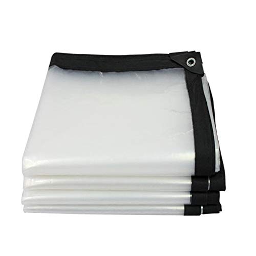 DGLIYJ Dicke Plastikplane, Transparent, wasserdicht, Kälteschutz, staubdicht, for Gewächshäuser, Zelt, Camping Plane (Size : 6X8m) Cover