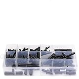 CYcsdjSWE Automotive Vakuum Schlauch Fitting Sortiment Kit Temp Nylon Für Turbo Intercooler Kühler Linie Reparatur Splice Joiner Universal(128pcs(1box))