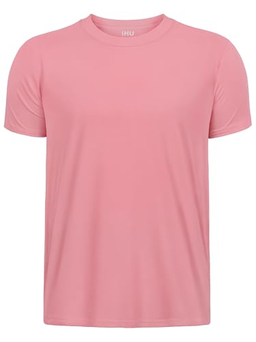 Image of Boys Neon Shirts Dry Fit Athletic T Shirts UPF 50+ Performance Cooling Shirt Short Sleeve Rash Guard Kids Top for Boys Girls
