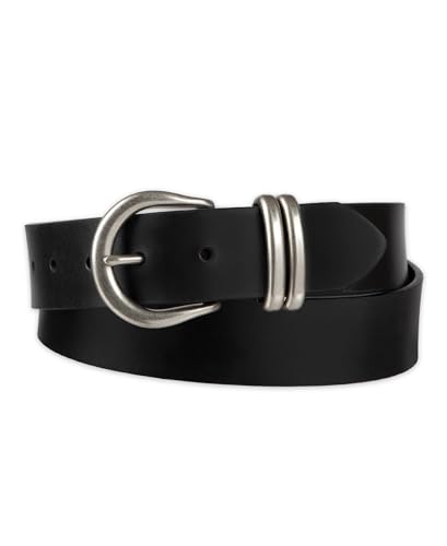 Levis Womens Casual Double Metal Loop Belt Black Medium