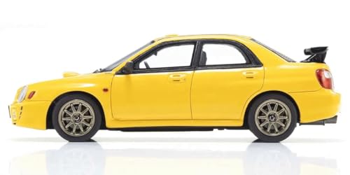 Kyosho Original 1:43 Subaru Impreza S202 Amarillo miniatura 3