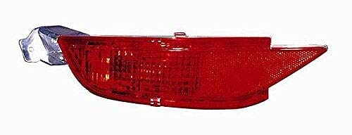 Left rear tail light reflector