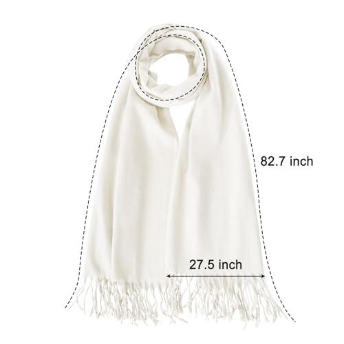 Winter Scarf Cashmere Scarf for Women, Pashmina Shawls Wraps for Evening Dresses Long Large Warm Soft Scarves2