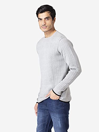 Image of Allen Cooper Solid Sweater for Men