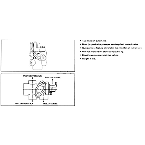 Wabco AIR SYS - VALVE, TRACTOR PROTECTION