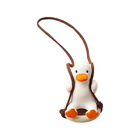Car Hanging Ornament Cute Flying Duck Pendant Cute Anime Car Accessories for Car Rear View Mirror Pendant Cover