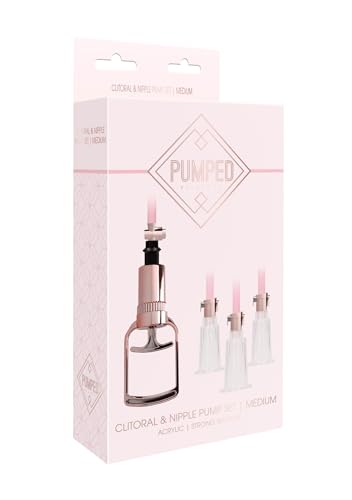 Shots Pumped - Clitoral & Nipple Pump Set Medium - Rose Gold