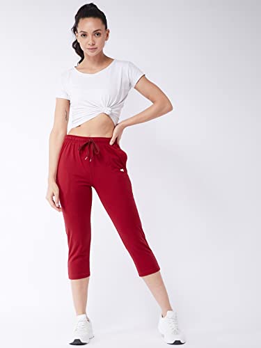 Image of Modeve Women Solid Cotton Blend Capri for summer|| Summer Wear