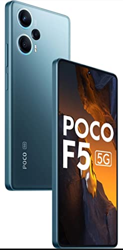 Image of (Refurbished) POCO F5 5G (Electric Blue, 256 GB) (8 GB RAM)
