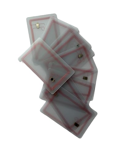 YARONGTECH Tarjeta M1 de 13,56 MHz 1K S50 para control de acceso, llaves de hotel de plástico y membresía (paquete de 10) (transparente)