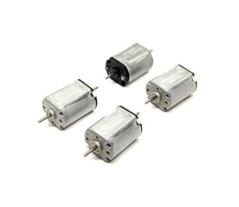 Invento 4pcs N20 3.7V Mini Drone DC Motor Dual Shaft 10x12x15mm 6000 RPM For Helicopter Drones Toy Car Robot DIY