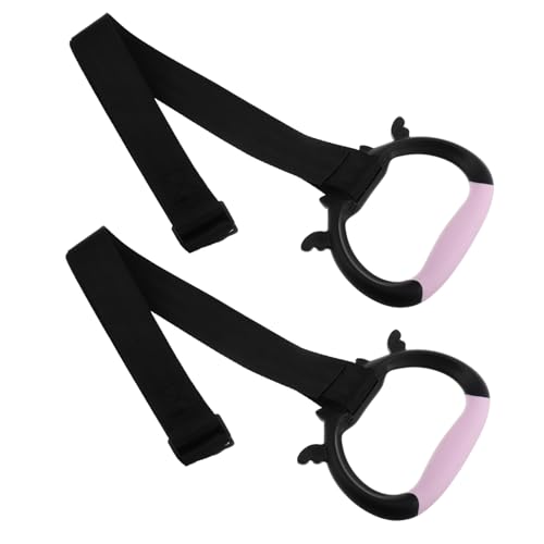 CIMAXIC Children's Pull up Rings Straps Toddler Walking Exercise Tool Gymnastics Rings Set for Baby Play Gym