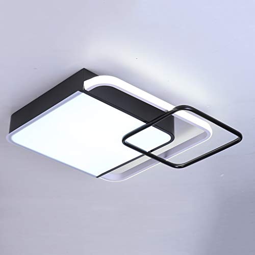 Preisvergleich Produktbild JPDD LED Moderne Deckenleuchte Wohnzimmer Küche Schlafzimmer Kinderzimmer Esszimmer Badezimmer Lampe Hauptbeleuchtung Decken,Whitelight,55X55CM
