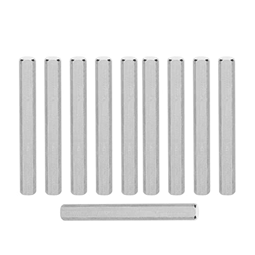 10PCS Stainless Steel D Shaft, Robot Drive System Core Components for FTC FRC FIRST FLL WRO Robotics Compatible with Gobildas TETRIX DIY Kit for Metal Robot Accessories
