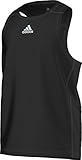 adidas Performance Men's Running Run Singlet, Black/Black, Medium