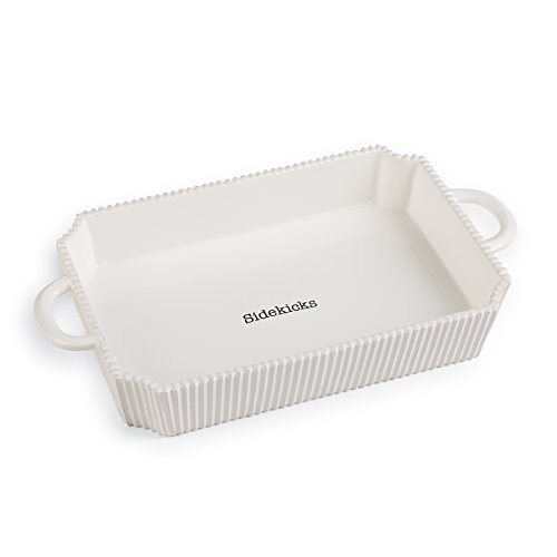 Mud Pie Circa Casserole Set, White