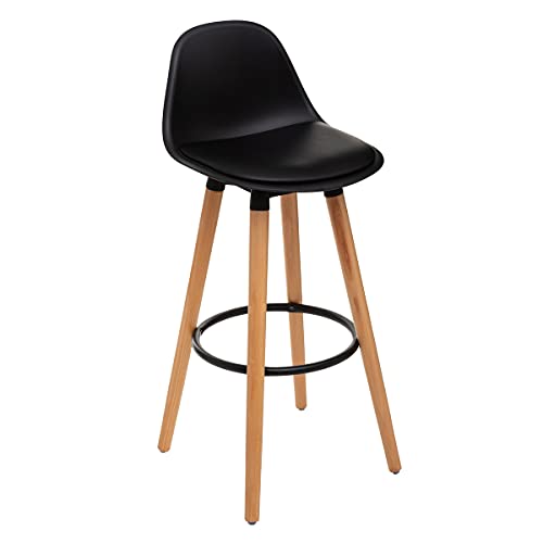 Tabouret de Bar Maxon Noir - Atmosphera créateur d'intérieur