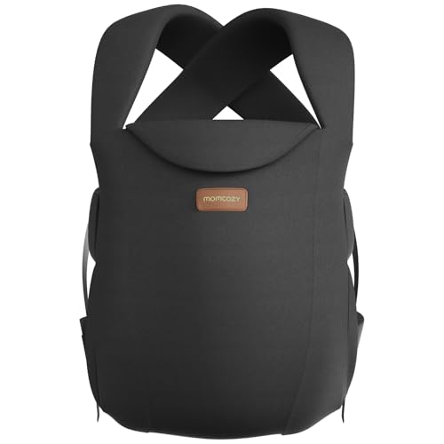 Momcozy WeeSnug Baby Carrier - Cozy Comfort for Newborns 7-25 lbs, Ergonomic Cross-Back Support, Effortless to Put On, Hands-Free Infant Carrier with...