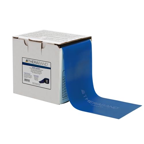 THERABAND Resistance Band, Black, Special Heavy, 50-Yard Roll, Latex Elastic Band for Exercise