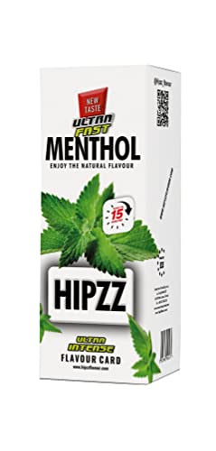 Hipzz Aroma Karten Ultra Intense Menthol + Keyring/Flaschenöffner (20)