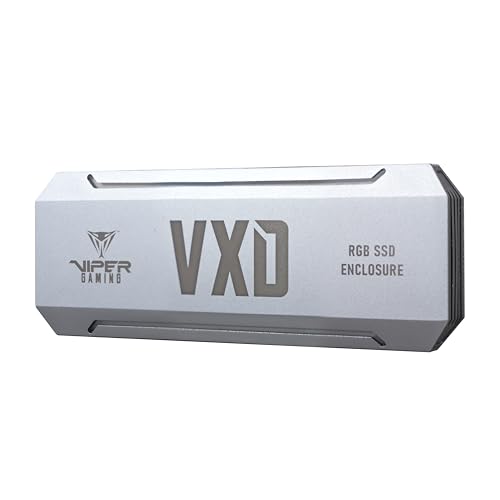 Patriot Memory Viper Gaming VXD M.2 PCIe RGB SSD Enclosure, Black - Image 2