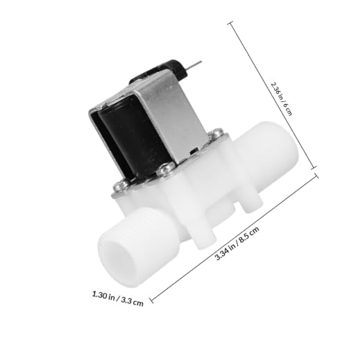 Electroválvula 24V de plástico con rosca 1/2 para control de paso de agua 3