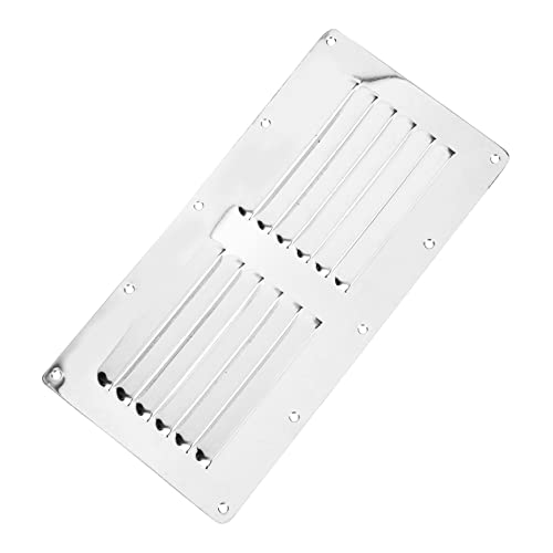 Gogogmee Stainless Steel Boat Vent Grille Rectangular Air Vent Cover for Marine Yacht
