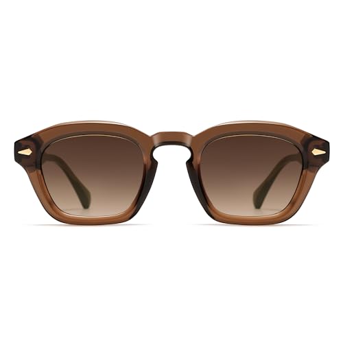Image of Appassal Small Retro Square Sunglasses for Women Mens Rectangle Sunnies AP3680