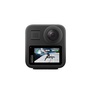 GoPro MAX – wasserdichte 360 ​​+ traditionelle Action-Kamera mit sphärischem 5, 6K30 HD-Video, 16, 6 MP, 360 Fotos, 1080p Live-Streaming-Stabilisierung