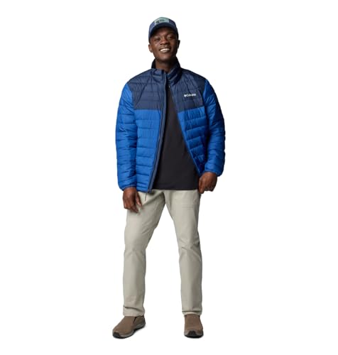 Columbia Men's Powder Lite II Jacket, Mountain Blue/Collegiate Navy, Large3