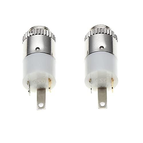 Keple 2.5mm Jack Socket, Stereo, Chassis, Panel Plating Mount Solder Connector With 2 Terminals And Locking Nut - Image 3