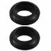 Tool parts 2pcs Double Side Rubber Ring Sealing Grommet Wire Grommets 29mm x 11mm