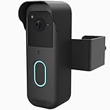 Blink Doorbell Mount, Anti-Theft Doorbell Mount for Blink Video Doorbell 2nd Gen (2025 newest model), No-Drill Needed Blink Doorbell Mount with Protective Cover, No Block Sensor & Night Vision (Black)