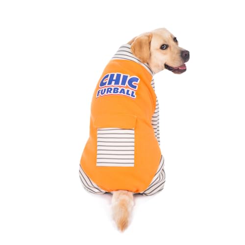 犬服 ペット服 つなぎ ロンパース 中型犬 大型犬 ドッグウェア パーカー カバーオール ペット服 厚手 保温 防寒 部屋着 寝間着 お散歩お出かけウェアに おしゃれ ペット用品