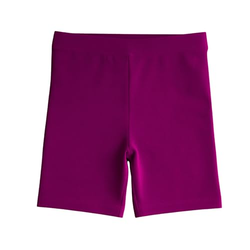 Image of Girls Tights & Short for Girl Kid in Solid Colours | Soft Stretchable Fabric - Ideal for Sports, Yoga - Pack of 2